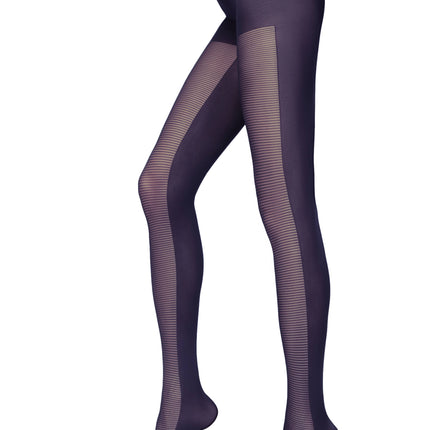 Conte Alliance 60 Den - Fantasy Opaque Women's Tights with "horizontal stripes" on the front (16С-135СП)