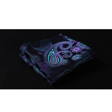 Mauve Wide Necktie & Handkerchief Collection