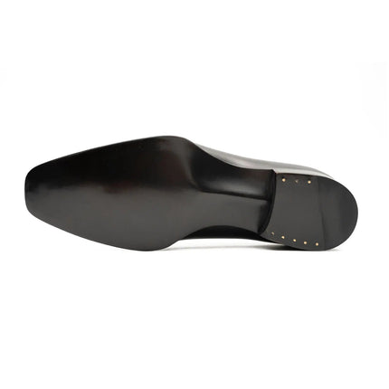 Men's Goodyear Welted Italian Calfskin Dress Shoes Black