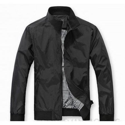Men's Black Bomber Jacket