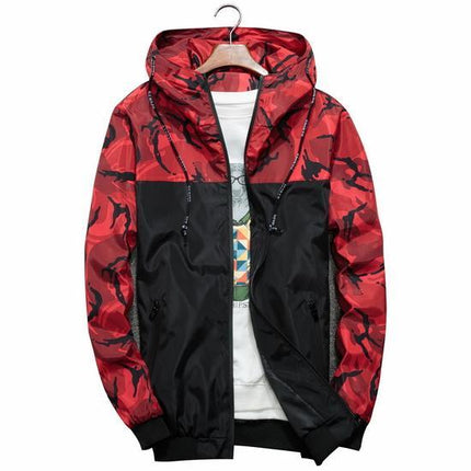 Men's Camouflage Windbreaker Coat - 4 Colors