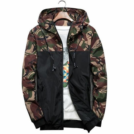 Men's Camouflage Windbreaker Coat - 4 Colors