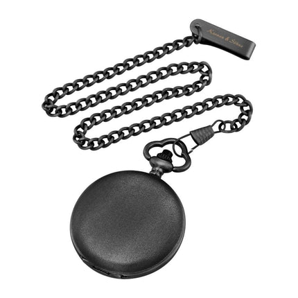 Men's Chinese Zodiac Design Mechanical Hand Wind Pocket Watch