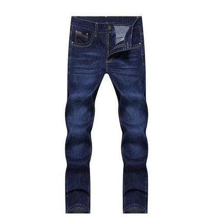 Men's Dark Slim Fit Straight Jeans - Multiple Sizes