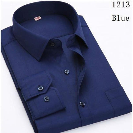 Men's Deep Purple Striped Dress Shirt