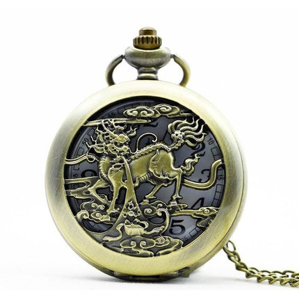 Men's Dragon Breath Pocket Watch