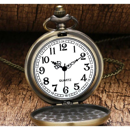 Men's Flowery Pocket Watch