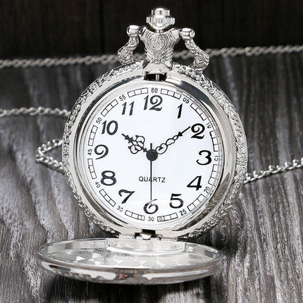 Men's Golden Train Pocket Watch