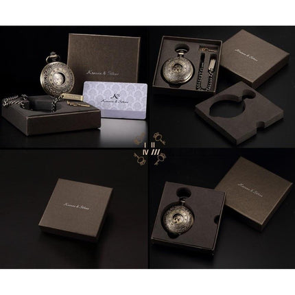 Men's Mechanical Alloy Roman Collection Pocket Watches - 3 Colors