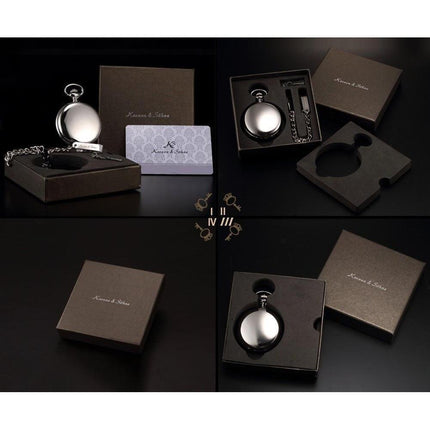 Men's Mechanical Hand Wind Luxury Collection Pocket Watches - 4 Colors