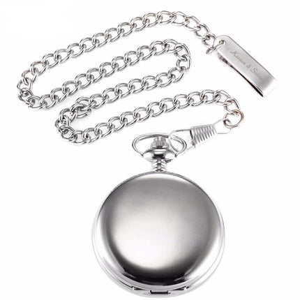 Men's Mechanical Hand Wind Roman Dial Collection Pocket Watches - 4 Colors