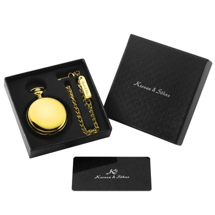 Men's Mechanical Hand Wind Roman Dial Constellation Collection Pocket Watches - 3 Colors