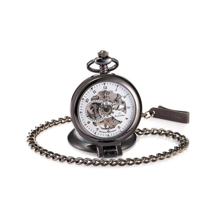 Men's Mechanical Hand Wind Steampunk Pocket Watch