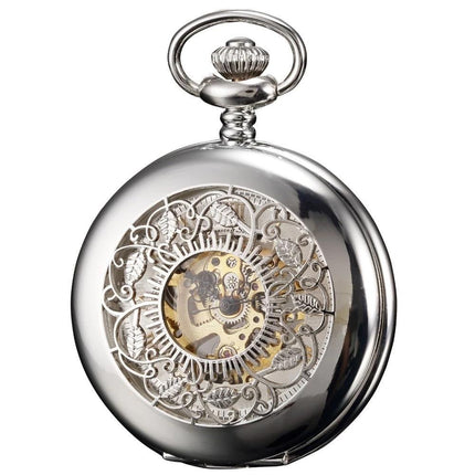 Men's Mechanical Roman Skeleton Collection Pocket Watches - 2 Colors