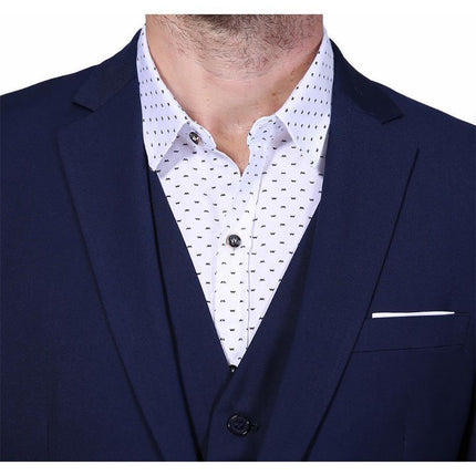 Men's One Button Slim Fit Suit - Three Piece