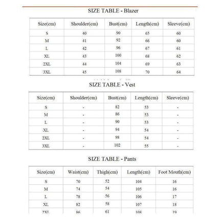 Men's One Button Slim Fit Suit - Three Piece