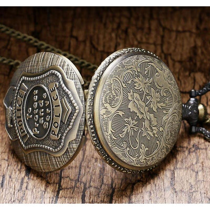 Men's Police Pocket Watch