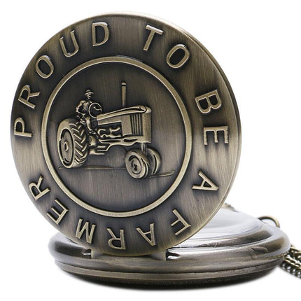 Men's Proud To Be A Farmer Pocket Watch