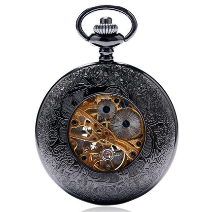 Men's Semi Automatic Mechanical Hand Wind Pocket Watch