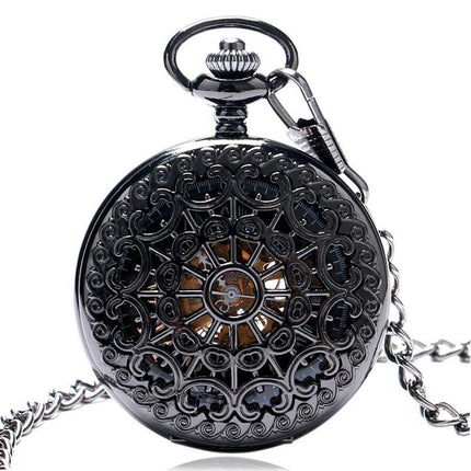 Men's Semi Automatic Mechanical Hand Wind Pocket Watch