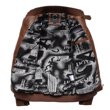 Men's Slim Leather Jacket - 3 Colors