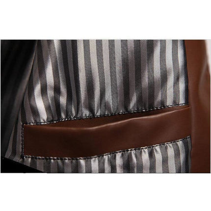Men's Slim Leather Jacket - 3 Colors