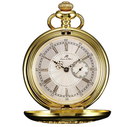 Men's Steampunk Roman Dial Pocket Watch