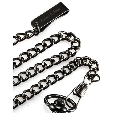 Men's White Analog Pocket Watch