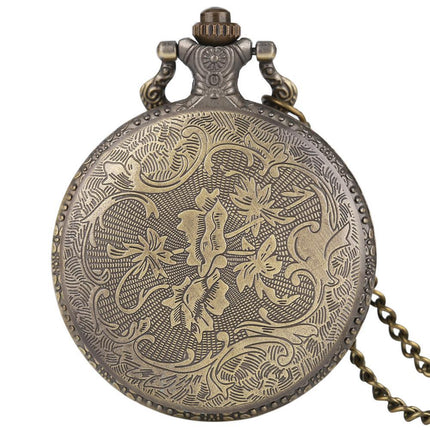 Men's Wolf Pendant Pocket Watch