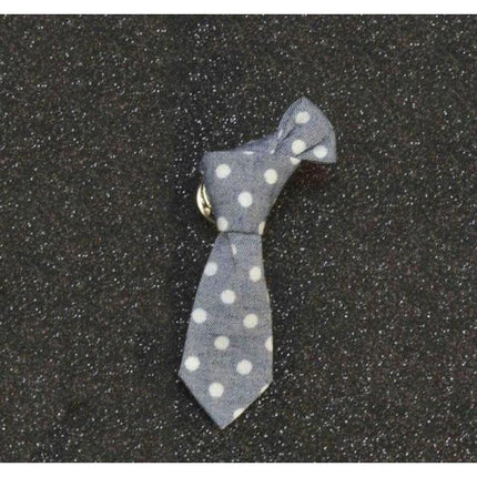 Mini Formal Ties Collection Brooches - 14 Colors & Styles