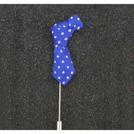 Mini Formal Ties Collection Brooches - 14 Colors & Styles