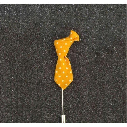 Mini Formal Ties Collection Brooches - 14 Colors & Styles
