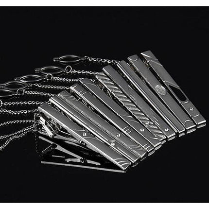Modern Silver Collection Tie Bars/Clips