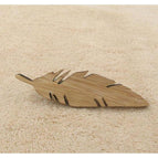 Feather tie clip