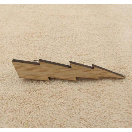 Modern and Edgy Collection Wooden Tie Bars/Clips - 8 Styles