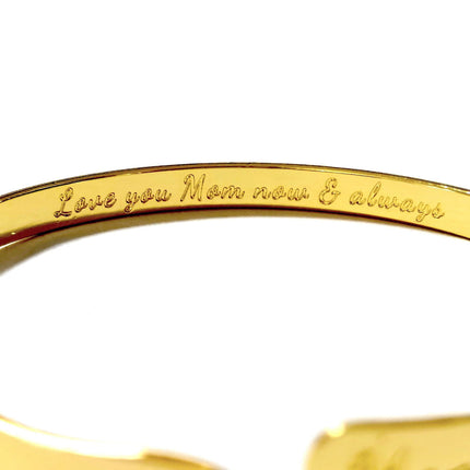 Mom Bracelets Engraved Bracelets Love you Mom Now & Always