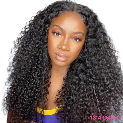 Mongolian | Kinky Curly | Human Hair | Lace Front | Lace Closure Wig
