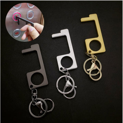 Multi-functional Door Opener No-Contact Key Chain Tool