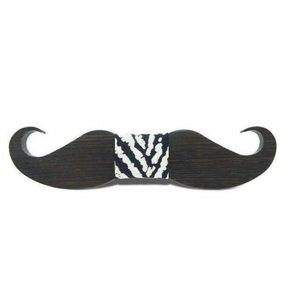 Mustache Collection Wooden Bow Ties - 20 Colors & Styles