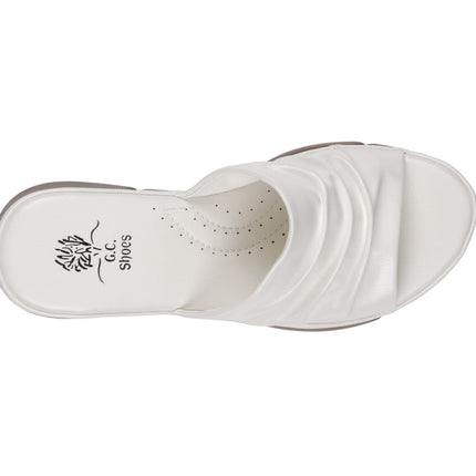 Women's Nora White Flat