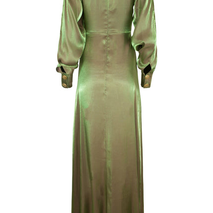 Green Gladiolus Dress