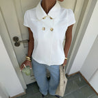S / White