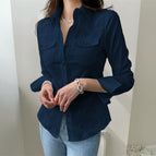 S / purplish blue