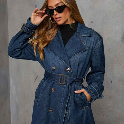 Retro Denim Windbreaker Jacket