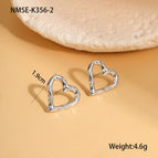 One Size / Steel Ear Studs