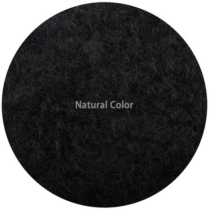 Reggae African Black Dreadlocks | 65cm South Korea Protein Filament Dreadlocks (Human Hair & Synthetic Blend, Bleaching & Dyeing)