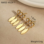 One Size / White Zirconium Earrings