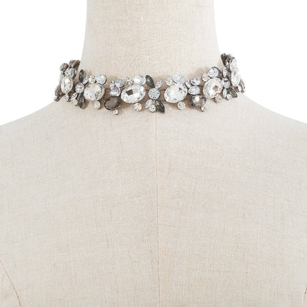 Temperamental Minority Imitation Diamond Popular Necklace Light Luxury Heavy Industry Alloy Clavicle Chain