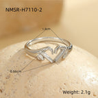 One Size / Steel Large Ring