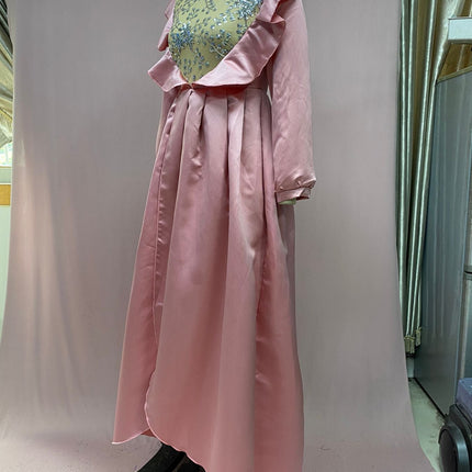 Evening Dress Slit Elegant Designer MUNSIEUR